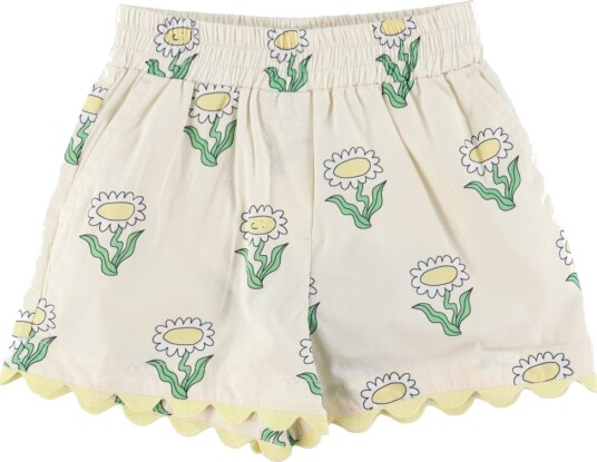 Stella McCartney Kids Shorts   Krem m. Blomster   Stella McCartney Kids   6 år 116   Shorts Gul Hvit