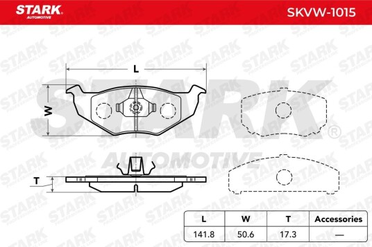 Bremseklosser STARK SKVW 1015
