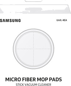 Samsung Micro Fiber Mop Pads  Tilbehør Til Støvsuger Grå
