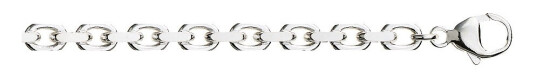 Anker armlenke i 925 sølv, 4 mm