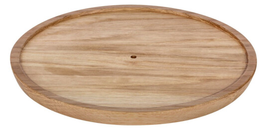 VEGA Fat Cornu; 27.8x2 cm (ØxH); Eik; Rund
