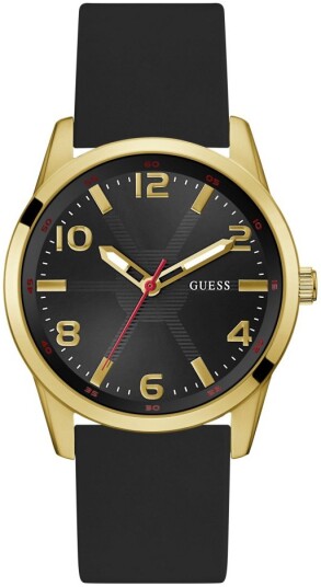 Guess Herreklokke GW0805G2 Monte Sort/Gummi Ø42 mm Guess Herreklokke GW0805G2 Monte Sort/Gummi Ø42 mm