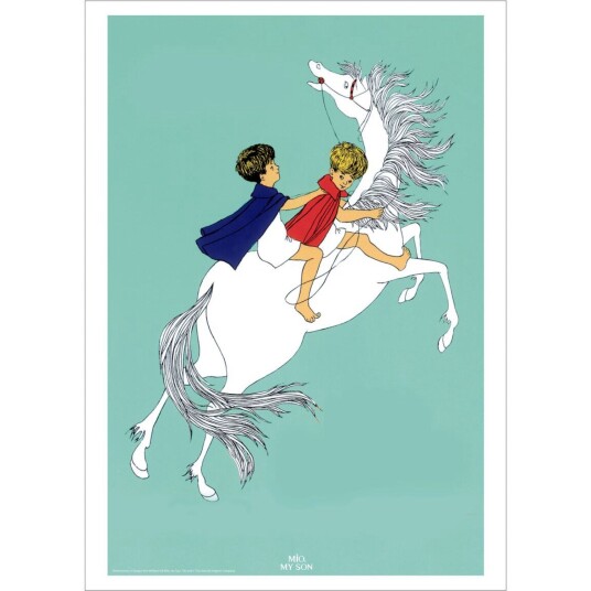 Poster & Frame Astrid Lindgren On Horse Back Mio My Son Poster & Frame Astrid Lindgren On Horse Back Mio My Son
