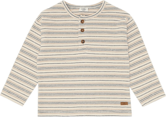 Hust & Claire Sune stikket genser stripe   snow white (110)   110