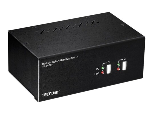 Trendnet Tk-240Dp - Kvm / Audio / Usb Switch - 2 X Kvm / Audio / Usb - 1 Lokalbruger - Desktop V2 Trendnet Tk-240Dp - Kvm / Audio / Usb Switch - 2 X Kvm / Audio / Usb - 1 Lokalbruger - Desktop V2