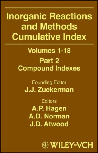 Inorganic Reactions and Methods Cumulative Index Part 2