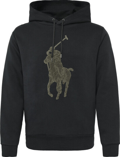 Polo Ralph Lauren 30/1 Double Knt Cvc Knt Sweatshirt Black L