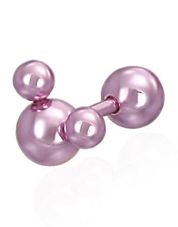 Mickey Mouse Inspired   Light Purple Fake Piercing