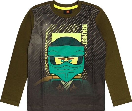 Lego Wear Lego® Ninjago® T Shirt L/S   Lwtaffy 704   DARK OLIVE   152