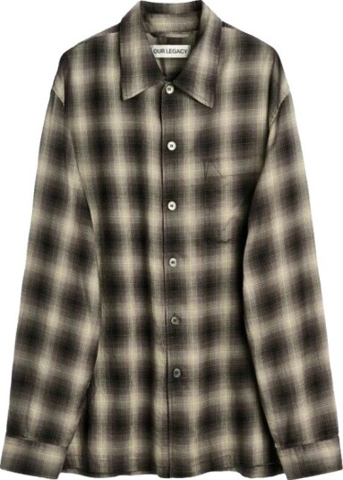 Our Legacy Herre Skjorter Beige M,