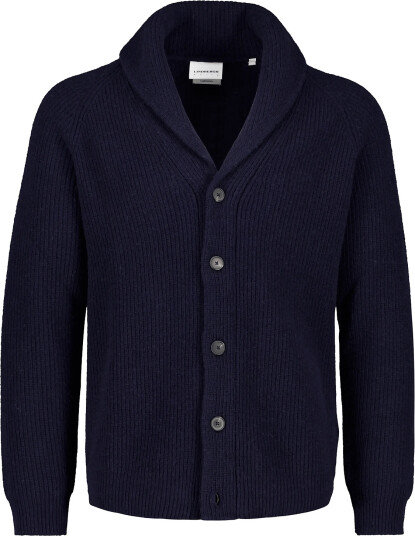 Lindbergh Lambswool Shawlcollar Cardigan Navy M Lindbergh Lambswool Shawlcollar Cardigan Navy M
