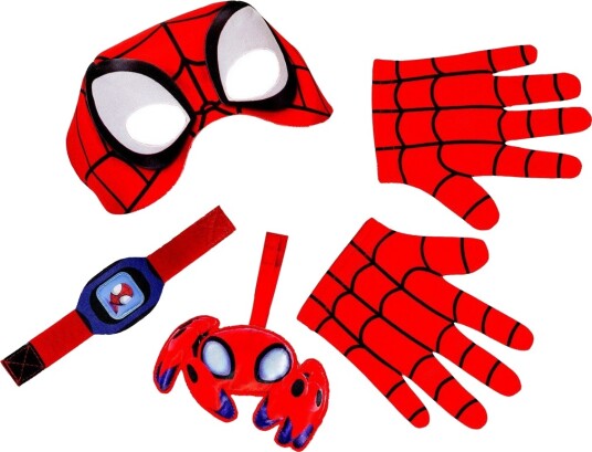 Spidey And His Amazing Friends Childrens Kids Spider-Man Costume Accessory Set