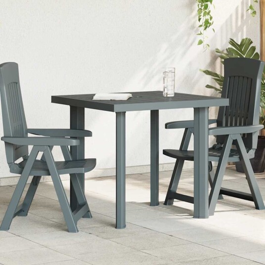 Hagebord grønn 80x75x72 cm plast