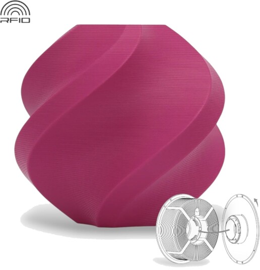 Bambu Lab Pla Matte   Refill Plum