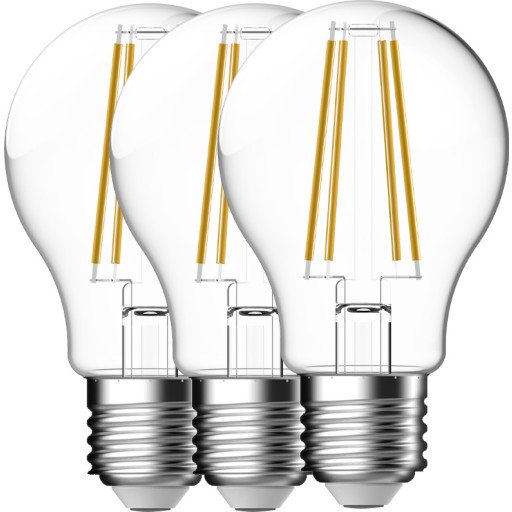 Nordlux E27 standardpære 7,8W 2700K 3-pak