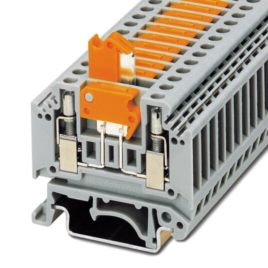 Phoenix Contact UK 5 MTK P/P Splint 0,2–4 mm² grå fraskillbar Elfordeling & strømforsyning