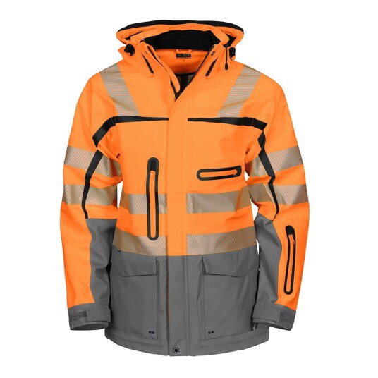 ProJob 6417 Funksjonsjakke En Iso 20471 Kl 3/2 Orange/Grey XL