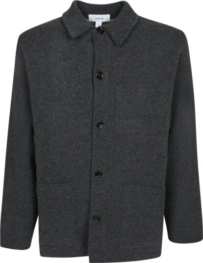 Lardini, Herre, Strikkevarer, Grå, S,