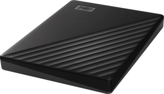 WD My Passport 2TB Ekstern Harddisk med 256-bit AES Kryptering Svart