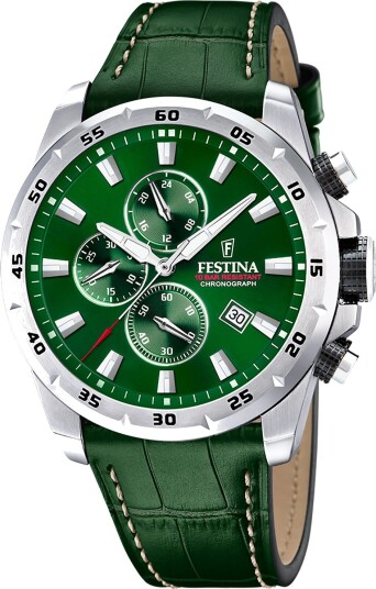 Festina Chronograph F20692/3 - Herre - 45 mm - Analog - Kvarts urverk - Mineralglas Festina Chronograph F20692/3 - Herre - 45 mm - Analog - Kvarts urverk - Mineralglas