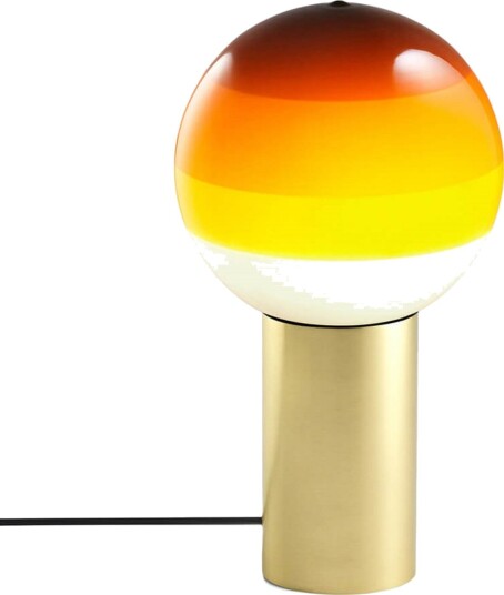 Dipping Light Bordlampe M Amber   Marset   Stue   Glass