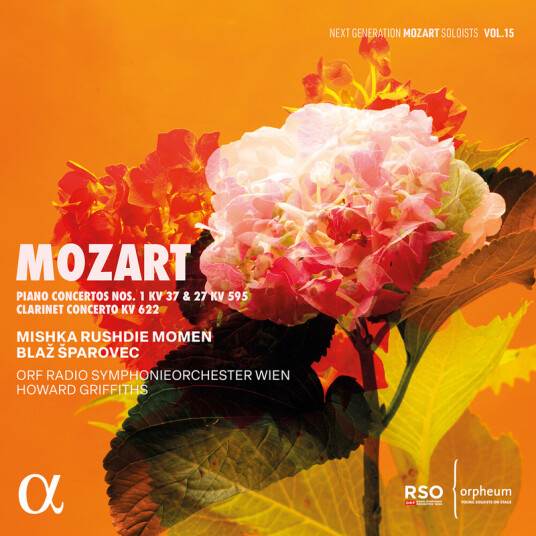 Mishka Rushdie Momen, Blaz Sparovec, ORF Radio Symphonieorchester Wien, Howard Griffiths Mozart: Piano Concertos Nos. 1, KV 37 & 27, KV 595, Clarinet Concerto, KV 622 CD