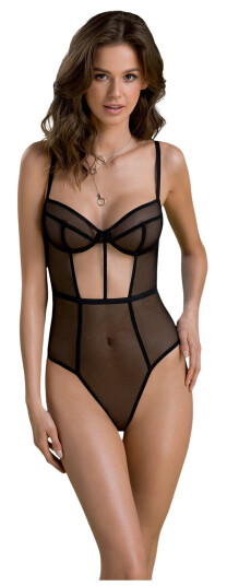 Passion ECO Varella Mesh Bodystocking      - Svart - S/M