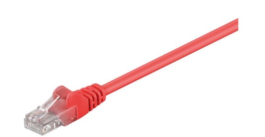 Microconnect U/utp Cat5e 7.5M Red PVC