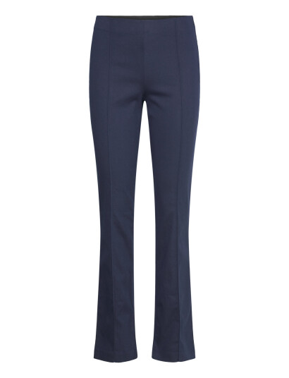 Monki Regular Waist Press Crease Trousers - Navy - 36