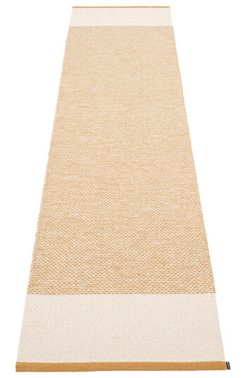 Pappelina Edit matte oker vanilje beige metallic 70x300 cm