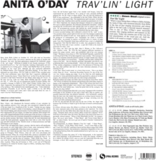 Anita Oday Travlin Light Uk Vinyl Anita Oday Travlin Light Uk Vinyl