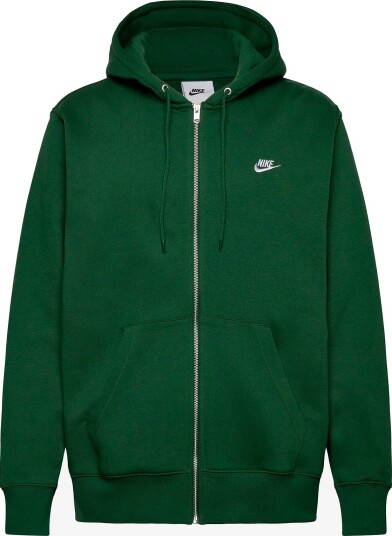 Nike Nike Club Full Zip Hoodie   FIR/FIR/WHITE   XS