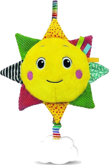 Clementoni Baby Plysj Aktivitetsleke m/ lyd Sol