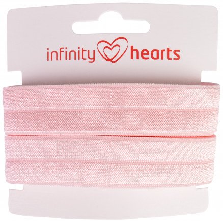 Infinity Hearts Foldestrikk 20mm 115 Rosa  5m