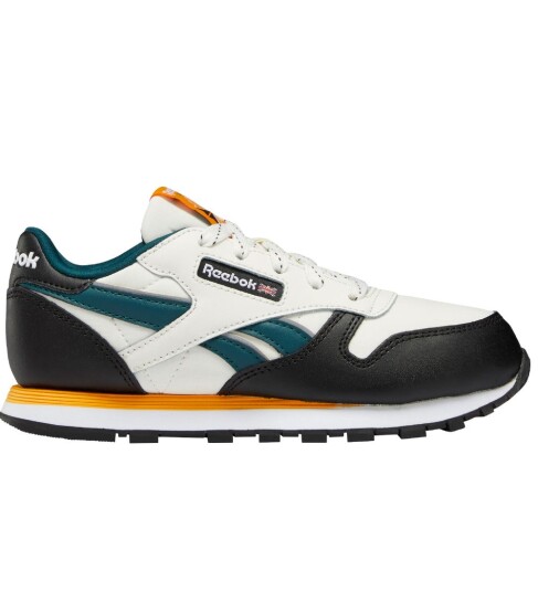 Reebok Sko Leather kritt/Core Black/Semi Solar Gold 315 Sko Flerfarget Grønn Gul Hvit Svart Reebok Sko Leather kritt/Core Black/Semi Solar Gold 315 Sko Flerfarget Grønn Gul Hvit Svart