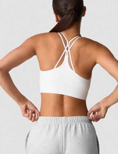 ICANIWILL Define Seamless Sports Bra - White - L ICANIWILL Define Seamless Sports Bra - White - L