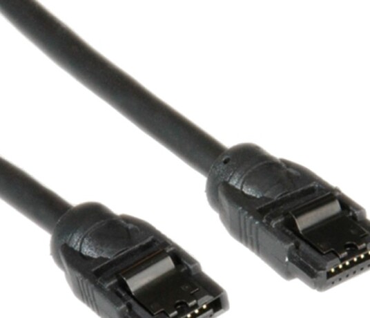Roline 1M Sata 1 M Sata I Sata 7-Pin Sata 7-Pin Hankjønn/Hankjønn Sort Sort