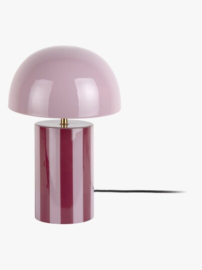 PresentTime Rayado Bordlampe Dark Mauve/Soft Lavender PresentTime Rayado Bordlampe Dark Mauve/Soft Lavender