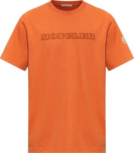 Moncler, Herre, Topper, Oransje, XL,