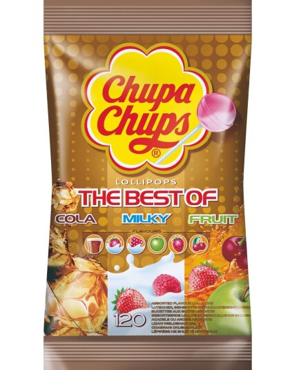 120 stk Chupa Chups The Best of   Stor Pose med Kjærligheter