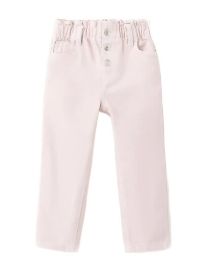 Mango Paper Bag Jeans With Buttons Pink 18 24M
