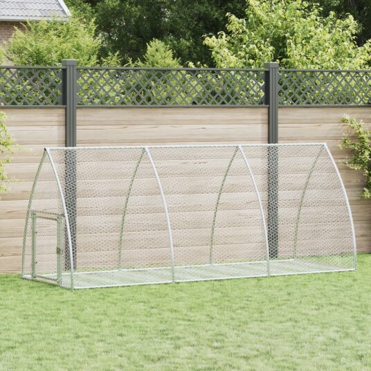Kaninbur Sølv 300X105X120 cm Galvanisert Stål Kaninbur Sølv 300X105X120 cm Galvanisert Stål