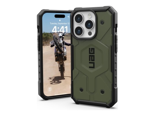 UAG Pathfinder Rugged Case for Apple iPhone 15 Pro [6.1-inch] - Pathfinder Olive Drab - baksidedeksel for mobiltelefon