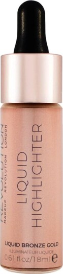 Makeup Revolution Liquid Highlighter Bronze Gold 18 ml