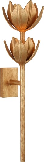Alberto Large Two Tier Sconce Gold