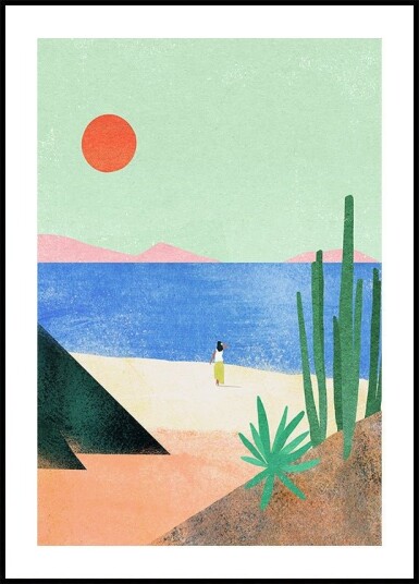 Beach Girl ii Plakat Plakat / 100x150cm