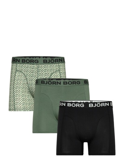 Björn Borg Bamboo Cotton Blend Boxer 3P Multi/patterned L