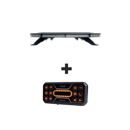 Varsellysbjelke Strands Monitum  12/24V / 83W / 474 mm Varsellys + Fjernkontroll
