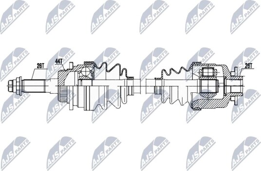 Nty Drivaksel NTY NPW MZ 072