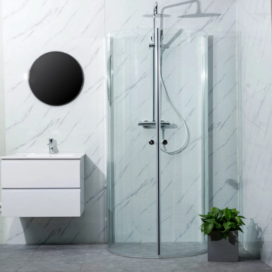 Bathlife Mitt Dusjhjørne 93x78 cm, Aluminium profil/Klarglass Bathlife Mitt Dusjhjørne 93x78 cm, Aluminium profil/Klarglass